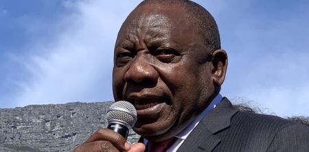 'Enough is Enough’ shouted protesters as Ramaphosa finally makes an appearance outside Parliament