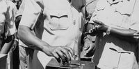 Tanzanian President Julius Nyerere casts his ballot to vote for his successor, on 27 October 985, in Dar es Salaam, Tanzania, during presidential elections. (Photo: AFP)