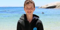 After participating in I Am Water's Ocean Guardians workshop, Jayden Erasmus said that he had a better understanding of the ocean and how it could be protected. (Photo: Tamsin Metelerkamp)
