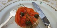 Salmon with capers and dill are the savoury signature of high tea. (Photo: Bridget Hilton-Barber)<br>
