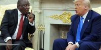 President Cyril Ramaphosa and US President Donald Trump exchange words during a meeting in the Oval Office of the White House on 21 May. (Photo: Chip Somodevilla / Getty Images)