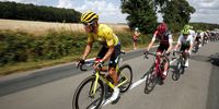 BMC Racing Team rider Greg van Avermaet of Belgium in action during the 4th stage of the 105th edition of the Tour de France cycling race over 195km between La Baule and Sarzeau, France, 10 July 2018.  EPA-EFE/YOAN VALAT