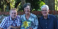 Indigenous plant fundis (from left) Andrew Hankey, Elsa Pooley and Geoff Nichols spent more than a decade compiling the new guide book. (Photo: Tony Carnie)
