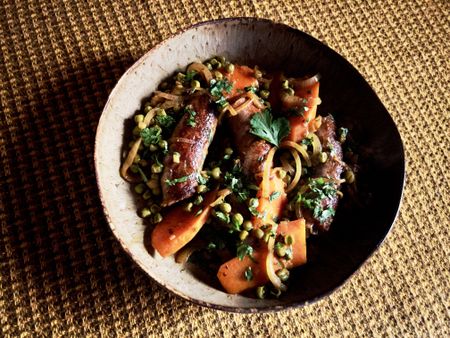 What’s cooking today: Curried sausages