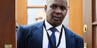 Cedric Nkabinde, sidelined Police Minister Senzo Mchunu’s chief of staff, appears before the parliamentary ad hoc committee probing police corruption. (Photo : Phando Jikelo / RSA Parliament)
