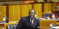 IFP MP and former mayor of the Zululand district municipality Mzamo Buthelezi at the Constitutional Review Committee in Parliament, 6 September 2018. Photo: Leila Dougan