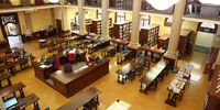 The Jagger Library Reading Room before it was engulfed in flames, destroying precious African Studies Collections. (Photo: Theresa Schoeman)