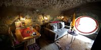 The interior of a Hobbit house in the village of Rakova Noga, near Kresevo, Bosnia and Herzegovina, 13 June 2023. Marija Milicevic, a geological and mining engineer, and her three sisters, Vedrana, Milijana  and Valentina have built the tourist resort 'Hobbiton', based on the film series 'The Lord of the Rings' and represents a new tourist attraction in Bosnia and Herzegovina. The Milicevic sisters used natural materials for the construction of the Hobbit houses, which are also environmentally friendly. Tourists from the region and other European countries have already started visiting the village.  EPA-EFE/FEHIM DEMIR
