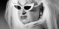 When Divine brings the drama, even the sunglasses have attitude. He served defiance so sharp, he needed sunglasses for his own glare.<br>(Photo: Lobotomy Room / Facebook)