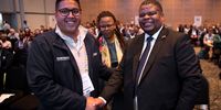 City of Cape Town Mayco member for Water and Sanitation, Zahid Badroodien and Department of Water and Sanitation Deputy Minister David Mahlobo both addressed the Worldwide Congress of International Association of Hydrogeologists (IAH) on Tuesday, 19 September 2023. (Photo: City of Cape Town)