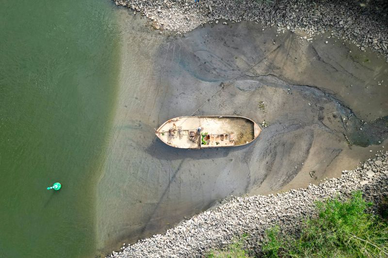 IN PICTURES: Historic-low water levels reveal shipwreck in Germany, and more from around the world