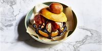 Brioche bun with ice cream at Norma. Source: Sauce Communications