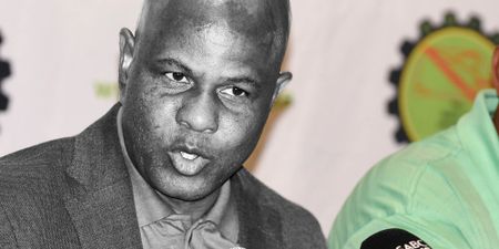 Amcu's Mathunjwa has a strong message for Sibanye ahead of wage talks