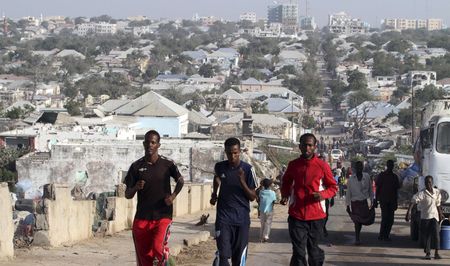 In former rebel camp, Somali athletes eye London