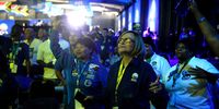 Helen Zille watching the Congress Opening Ceremony. Democratic Alliance Federal Conference held at Gallagher Convention centre in Midrand on 01 April 2023.<br>(Photo: DA Media)