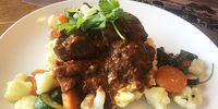 The lamb 'osso buco'. Photo: Tony Jackman