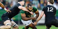 Ox Nche of the Springboks says he would relish the opportunity to play against the All Blacks in his club jersey. (Photo: Ashley Vlotman / Gallo Images / Getty Images)