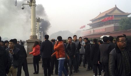 China goes silent on mysterious Tiananmen Square crash