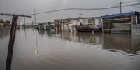 Homes in Site B Khayelitsha were flooded due to blocked drains .Photo Brenton Geach