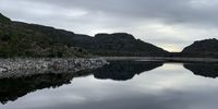 Morning at Woodhead Dam, Table Mountain.