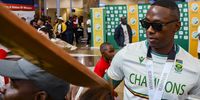 Ace pace bowler Kagiso Rabada at OR Tambo International Airport. (Photo: OJ Koloti / Gallo Images)