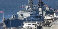 :The  Russian Navy frigate Neustrashimy, in Simonstown, South Africa. It is reported that the Russian Navy frigate Neustrashimy, accompanied by the replenishment vessel Akademik Pashin, arrived just in time for the SA Navy Festival this weekend.  (Photo: Gallo Images / Brenton Geach)