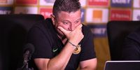 Former Kaizer Chiefs coach Gavin Hunt watches the CAF Champions League match against Wydad Athletic on 3 April 2021 in Johannesburg. (Photo by Lefty Shivambu/Gallo Images)