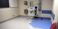 A fairly clean area in Livingstone Hospital during Health Minister, Dr Zweli Mkhize's tour of the facility. (Photo: Black Star/Spotlight)