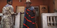 An elderly man casts his ballot for the legislative elections at a polling station in Bissau, ISS-Guinea-Bissau, on 4 June 2023. (Photo: EPA-EFE / Andre Kosters)
