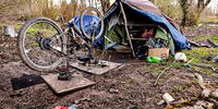Delta Park, in Portland, USA, is home to a few camps set up by rough sleepers, aka ‘campers, who have fallen on hard times. (Photo: Supplied)