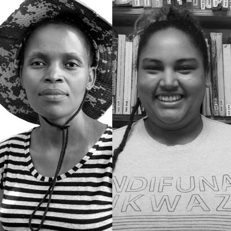Nonhle Mbuthuma and Maxine Bezuidenhout
