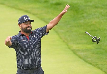 JJ Spaun caps rainy US Open with monster putt for first major title
