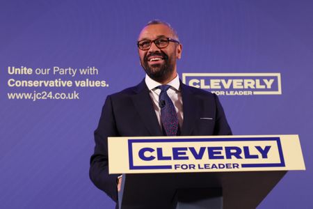 James Cleverly Tops Voting in UK Tory Party Leadership Contest