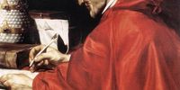 Pope Gregory the Great (c. 540–604), in a painting by Carlo Saraceni (c. 1610). Image: National Gallery of Ancient Art, Rome