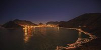 Hout Bay in the dead of night. Photographer: Martin Fennell