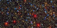 A close-up of stars in the core of the globular star cluster Omega Centauri. Image: Hubble Space Telescope.