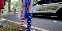People participate in the Fourth of July Parade in Avondale Estates, Georgia, USA, 04 July 2024. The parade celebrates the US Independence Day from England in 1776.  EPA-EFE/ERIK S. LESSER