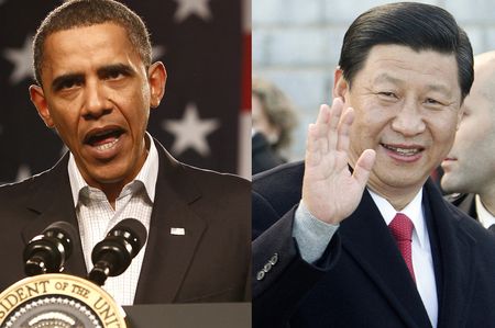 Xi Jinping and Barack Obama's awkward Valentine's Day embrace