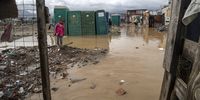 Floods in Lwandle informal settlement in Strand. (Photo: Gallo Images / Brenton Geach)