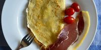 Crêpes salées (savoury pancakes). (Photo: Marita van der Vyver)<br>