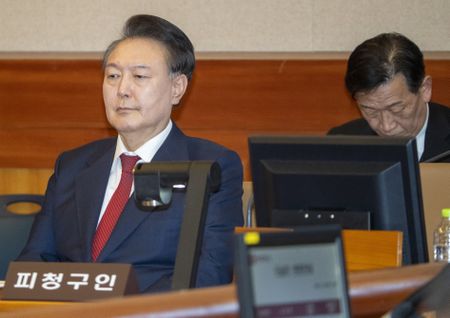 South Korea's Yoon attends first trial hearing for insurrection