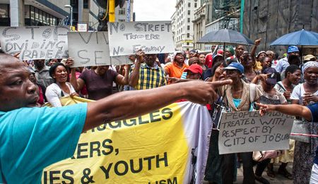 Joburg's informal traders vs. He Who Sweeps Clean