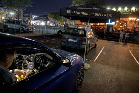 My lockdown night out, masked and ravenous