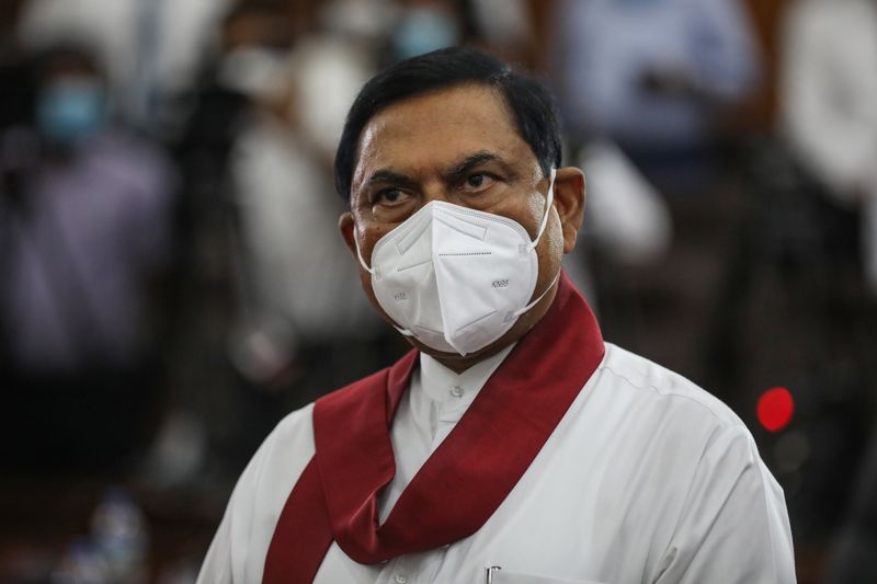 Seething Sri Lanka stops president's brother flying out of the country