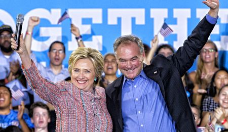 Clinton picks Tim Kaine, sturdy senator, for running mate