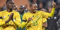 Thapelo Morena during the Africa Cup of Nations, Qualifier match between South Africa and Morocco at FNB Stadium on June 17, 2023 in Johannesburg, South Africa. (Photo by Lefty Shivambu/Gallo Images)
