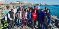 A BLACC Monday pre-Covid-19 group outing with co-founders Ian Manley and Aubrey Ngcungama, back right. (Photo: Claire Gunn) <br>
