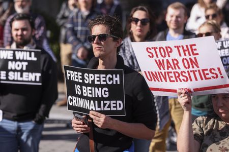 Trump administration freezes future grants to Harvard