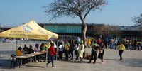 KZN ANC conference delegates line up for registration at the Moses Mabhida people park in Durban 22 July 2022, Photo; by Phumlani Thabethe