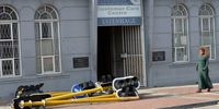 Fed-up businessman dumps broken traffic lights outside municipal offices to highlight crumbling infrastructure